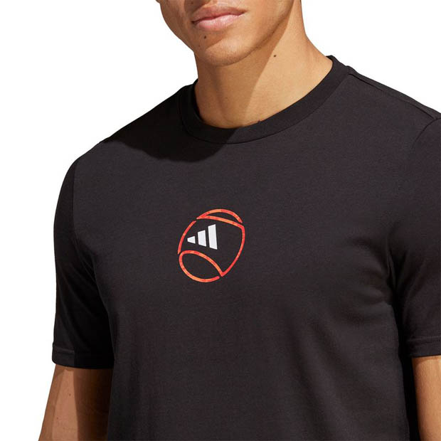 아디다스 남성용 카테고리 그래픽 테니스 티셔츠