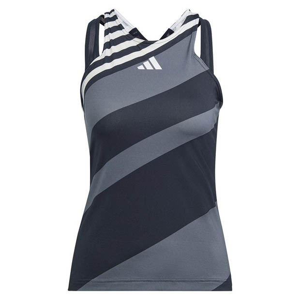[아디다스 여성용 에어로 레디 프로 테니스 Y-탱크] Adidas Women&#039;s Aero Ready Pro Tennis Y-Tank - Black