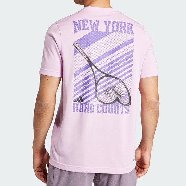 아디다스 남성용 US 그래픽 테니스 티셔츠