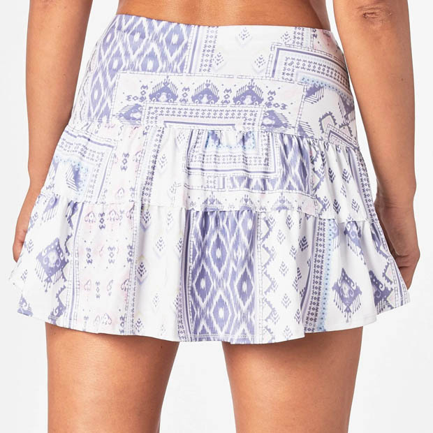 [럭키인러브 여성용 All About Ikat About It 테니스 스커트] LUCKY IN LOVE Women`s All About Ikat About It Tennis Skirt - Print