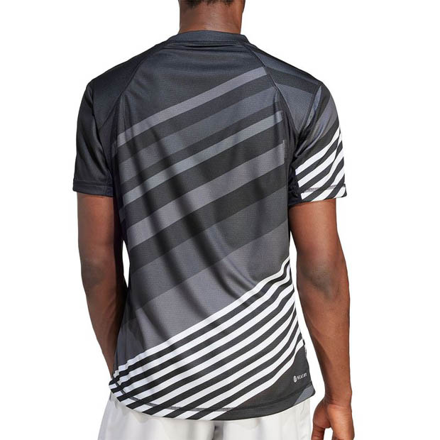 [아디다스 남성용 히트 레디 프리리프트 슬램 테니스 크루] adidas Men&#039;s Heat Ready Freelift Slam Tennis Crew- Black