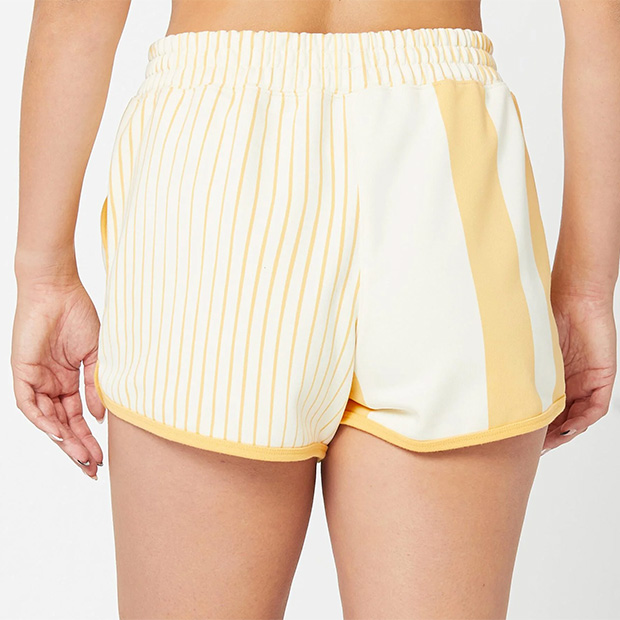 [나이키 여성용 코트 드라이핏 헤리티지 프린트 테니스 반바지] NIKE Women`s Court Dri-Fit Heritage Printed Tennis Shorts - Topaz Gold