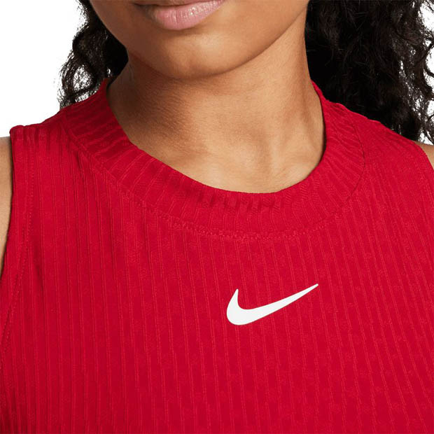 [나이키 여성용 드라이핏 슬램 테니스 드레스] NIKE Women&#039;s Dri-Fit Slam Tennis Dress - Gym Red
