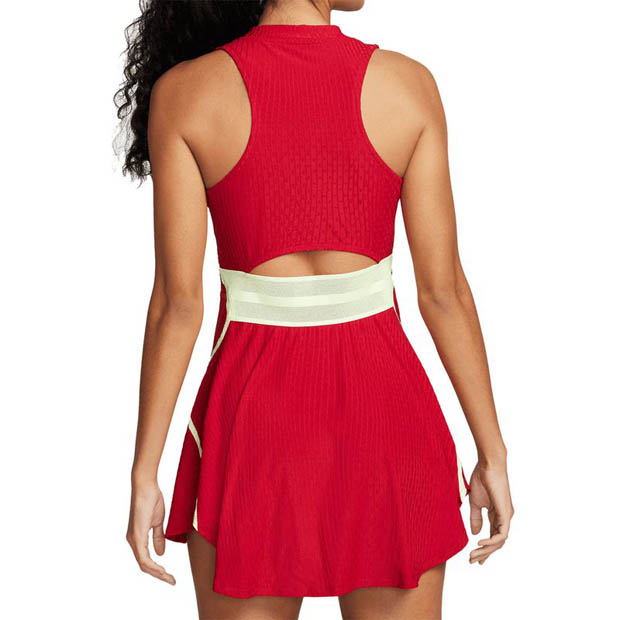 [나이키 여성용 드라이핏 슬램 테니스 드레스] NIKE Women&#039;s Dri-Fit Slam Tennis Dress - Gym Red