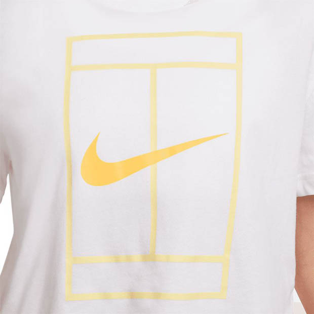 나이키 여성용 헤리티지 드라이핏 반팔 크롭 테니스 티셔츠