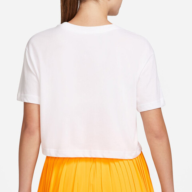나이키 여성용 헤리티지 드라이핏 반팔 크롭 테니스 티셔츠