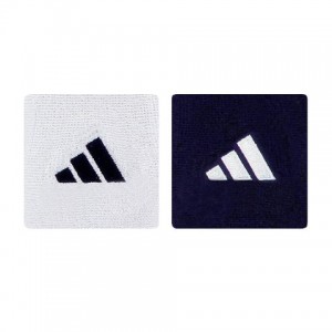 [아디다스 인터벌 양면 손목밴드]Adidas Interval Reversible Tennis Wristband - Navy/White