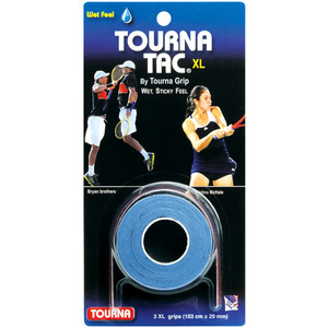 [투나 택 XL 오버그립 3개 팩 블루] Tourna Tac XL Overgrip 3 Pack Blue