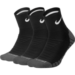 [나이키 에브리데이 맥스 쿠션 앵클 양말 3팩] NIKE Everyday 3-pack Max Cushion Ankle Training Socks - Black/White