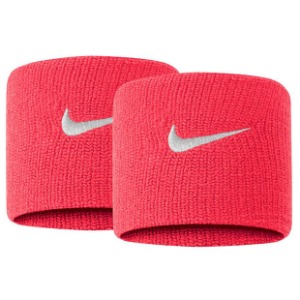 [나이키 프리미어 싱글와이드 테니스 손목밴드] Nike Premier Singlewide Tennis Wristband - Laser Crimson / White
