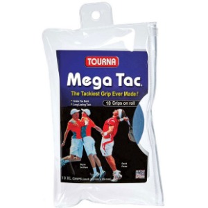[투나 메가택 오버그립 10개 팩 블루] Tourna Mega Tac Overgrip 10 Pack Blue