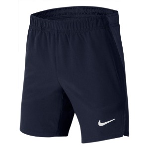 [나이키 남자 쥬니어 코트 플렉스 에이스 테니스 반바지] Nike Boy&#039;s Court Flex Ace Tennis Short - Obsidian w/ White