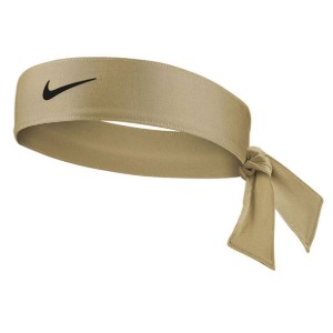 [나이키 여성용 테니스 헤드 타이] Nike Women&#039;s Tennis Head Tie - Parachute Beige/Black