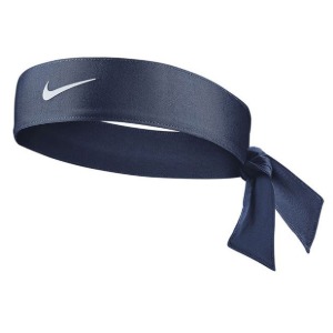 [나이키 여성용 테니스 헤드 타이] Nike Women&#039;s Tennis Head Tie - Obsidian/White