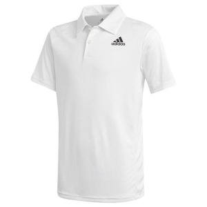 [아디다스 남자 클럽 테니스 폴로] adidas Boys` Club Tennis Polo - White and Black