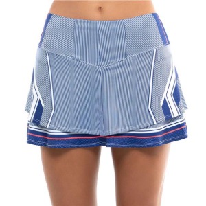 [럭키인러브 여성용 Kinetic Energy 플립 테니스 스커트] LUCKY IN LOVE Women`s Kinetic Energy Flip Tennis Skirt - Print