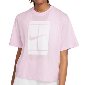 나이키 여성용 코트 시즈널 테니스 티셔츠