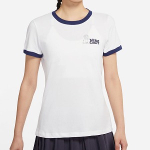 나이키 여성용 코트 NYC 링거 테니스 티셔츠