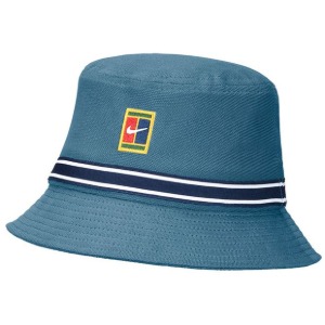 [나이키 코트 헤리티지 테니스 버킷 모자] NIKE Court Heritage Tennis Bucket Hat - Rift Blue