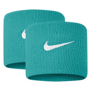 [나이키 프리미어 싱글와이드 테니스 손목밴드] Nike Premier Singlewide Tennis Wristband - Washed Teal/White