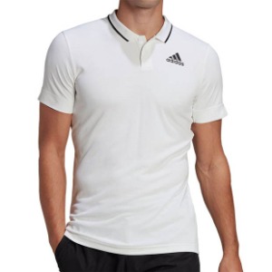[아디다스 남성용 프리리프트 테니스 폴로] adidas Men`s Freelift Tennis Polo Shirt - White