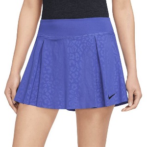 [나이키 여성용 어드밴티지 클럽 프린트 테니스 스커트] NIKE Women`s Advantage Club Printed Tennis Skirt - Lapis