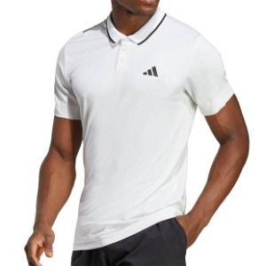 [아디다스 남성용 프리리프트 테니스 폴로] adidas Men&#039;s Freelift Tennis Polo - White