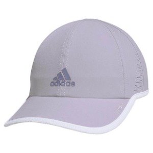 [아디다스 여성용 슈퍼라이트 2 테니스 모자] Adidas Women&#039;s SuperLite 2 Tennis Hat - Silver Dawn and Violet