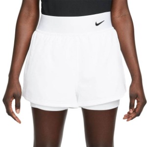 [나이키 여성용 코트 드라이핏 어드밴티지 테니스 반바지] NIKE Women`s Court Dri-FIT Advantage Tennis Shorts - White