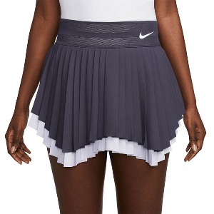 [나이키 여성용 파리스 코트 드라이-핏 슬램 테니스 스커트] NIKE Women`s Paris Court Dri-FIT Slam Tennis Skirt - Gridiron
