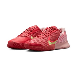 [나이키 여성용 에어 줌 베이퍼 프로 2 클레이용 테니스화] NIKE Women`s Women&#039;s Air Zoom Vapor Pro 2 Clay Tennis Shoes - Adobe and Pink Bloom