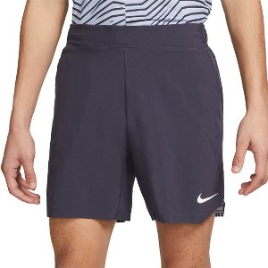 [나이키 남성용 롤랑 가로스 드라이-핏 슬램 테니스 반바지] NIKE Men`s Roland Garros Dri-Fit Slam Tennis Shorts - Gridiron