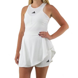 [아디다스 여성용 런던 프로 테니스 드레스] adidas Women&#039;s London Pro Tennis Dress - White