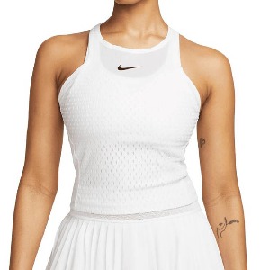 [나이키 여성용 드라이핏 런던 크롭 테니스 탱크] NIKE Women`s London Court Dri-FIT Slam Tennis Tank - White