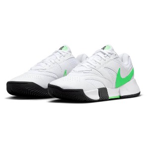 [나이키 여성용 코트 라이트 4 테니스화] NIKE Women`s Court Lite 4 Tennis Shoes - White and Poison Green