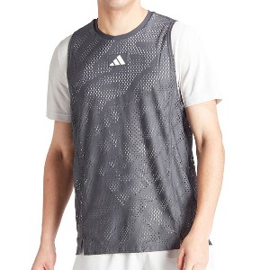 아디다스 남성용 메쉬 프로 테니스 티셔츠