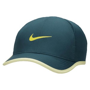 [나이키 쥬니어 드라이핏 클럽 테니스 모자] Nike Juniors&#039; Dri-Fit Club Tennis Cap - Deep Jungle and Luminous Green