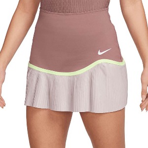 [나이키 여성용 드라이핏 어드밴티지 미니 플리트 테니스 스커트] NIKE Women`s Dri-Fit Advantage Mini Pleat Tennis Skirt - Smokey Mauve